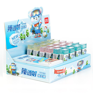 Deli VP139 Eraser Transparent Small Size Cartoon Style For Students Exam Writing - Product Image 5
