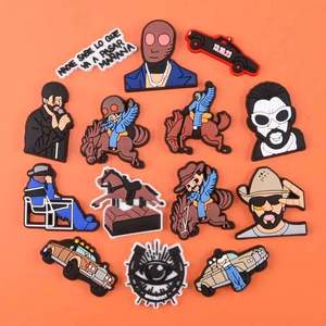 Adornos de PVC para Zapatos con Diseños Personalizados de Anime Mexicano, <span class=keywords><strong>Karol</strong></span> <span class=keywords><strong>G</strong></span>, Árabes y Halloween, para Navidad - Product Image 3