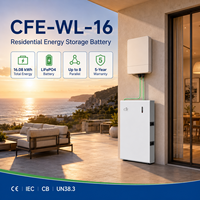 Batterie solaire LiFePO4 de haute qualité CFE-WL-16 51.2V 314Ah murale pour ESS résidentiel, garantie 5 ans, 6000 cycles