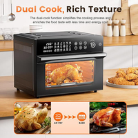 Four à convection à air chaud OEM 30L 1800W pour pizza, gâteaux, biscuits, poulet, avec 4 accessoires