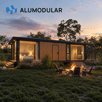 Maison modulaire à ossature en acier léger et revêtement en aluminium, maison mobile, capacité annuelle de 48 000 unités, certifiée ISO, approuvée CE, fourniture OEM