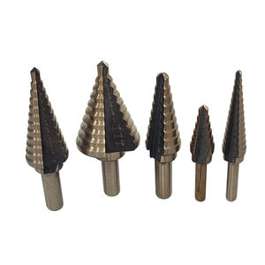 Juego de Brocas Escalonadas de Acero de Alta Velocidad, 5 Piezas, Tamaño Imperial, con Estuche de Aluminio - Product Image 2