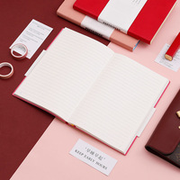 Carnet de notes A5 en cuir PU souple couleur bonbon avec reliure cousue, cadeau, papeterie scolaire