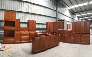 Antico classico mobili da <span class=keywords><strong>cucina</strong></span> pittura finitura in legno massiccio armadio da <span class=keywords><strong>cucina</strong></span> - Product Image 6