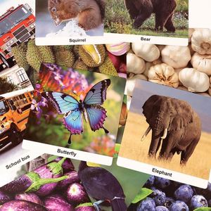 Cartes d'apprentissage pour nourrissons et nouveau-nés en noir et blanc, couleurs primaires, stimulation visuelle, cartes flash à contraste élevé pour bébés de 0 à 36 mois - Product Image 3