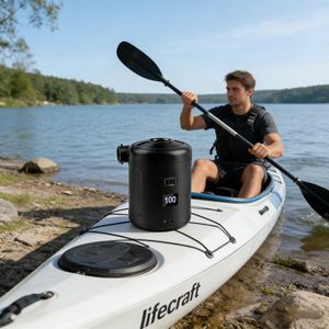 Pompe à air électrique sans fil, fonctionnant sur batterie, pour tapis <span class=keywords><strong>de</strong></span> <span class=keywords><strong>couchage</strong></span>, matelas pneumatiques, bouées <span class=keywords><strong>de</strong></span> natation, jouets, coussins gonflables - Product Image 1