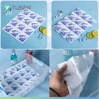 Tusen - Pack de glace en gel compact et léger, jetable, pour boîte à lunch