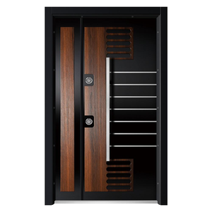 <span class=keywords><strong>Porte</strong></span> de sécurité SUNZION pour <span class=keywords><strong>entrée</strong></span> de maison, <span class=keywords><strong>porte</strong></span> double en acier métallique, anti-effraction, <span class=keywords><strong>porte</strong></span> extérieure pour villa, jardin, design moderne, garantie 2 ans - Product Image 6