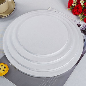 Plateaux ronds en carton pour gâteaux de 8, 10, 12, 14, 16 pouces – Vente en gros de plateaux ronds blancs en PET pour gâteaux - Product Image 5