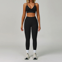Custom Groothandel Vrouwen Kleding Yoga Sport Bh Shorts Gym Fitness Sets Kleding Vrouwen Conjuntos Deportivos Mujer
