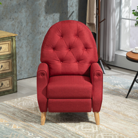 Fauteuil inclinable carré réglable manuellement pour la maison avec fonction rafraîchissante pour salon