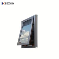 Quincaillerie allemande Fenêtres de maison Fenêtre d'auvent rabattable en aluminium pour balcon