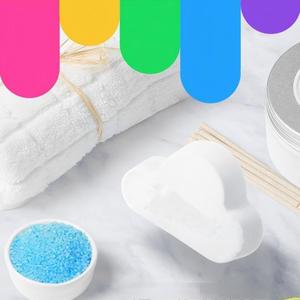 Tùy Chỉnh Đám Mây Bom Tắm Số Lượng Lớn Mua Bom Tắm Với Các Loại Tinh Dầu Cầu Vồng Bom Tắm Bao Bì Hộp Set Cho Xmas - Product Image 4