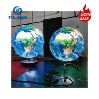 Écran LED sphérique extérieur haut de gamme P3 P4 P5, écran LED dynamique 3D en forme de globe, mur vidéo pour événements et expositions