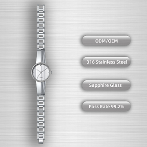 Haute qualité 5ATM résistant à l'eau 316 montre à Quartz en acier inoxydable pour dames japon mouvement luxe mode OEM personnalisable - Product Image 5