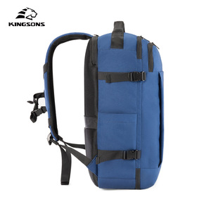 Kingsons <b>Backpack</b> 15 Inches <b>Large</b> <b>Capacity</b> Commuter Bag Blue Lightweight Student <b>Backpack</b> - Product Image 1