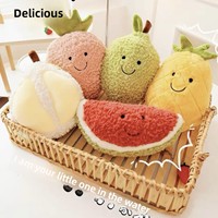 Peluche mignonne en forme de fruit, coussin, jouet pour machine à griffes, jouet à lancer pour mariage, poupée de 8 pouces en forme de légumes et de fruits