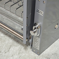 Cesto Organizador Elevatório Retrátil para Armário Superior de Cozinha com Fechamento Suave, Escorredor de Louça Retrátil Reforçado