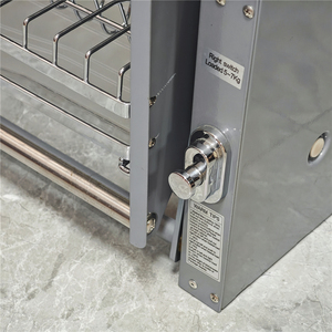 Panier de rangement relevable pour armoire de <span class=keywords><strong>cuisine</strong></span>, avec fermeture amortie, égouttoir à vaisselle extractible, organisateur de placard robuste - Product Image 4