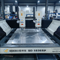 Machine de gravure CNC à double tête pour aluminium et métal, idéale pour la gravure de portes, écrans, garde-corps, portails de villa et portails de cour.