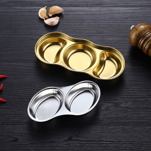 Thân Thiện Với Môi Thép Không Gỉ Món Ăn Nhỏ Bộ Đồ Ăn Gia Vị Gia Vị Nước Sốt Phục Vụ Món Ăn Hàn Quốc Phụ Kiện Nhà Bếp - Product Image 4