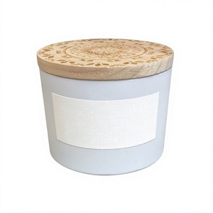 Custom Handmade Soy Wax Scented <b>Candles</b> Set-Assorted Sizes Wooden Lid <b>Long</b> <b>Burn</b> Time Aromatic Fragrance Home Spa Thanksgiving - Product Image 2