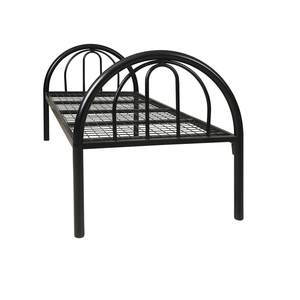 High Quality School Dormitory Apartment Steel <b>Metal</b> <b>Single</b> Full Size <b>Bed</b> <b>Frame</b> Spring Stable Bedroom Furniture for Hotel - Product Image 5