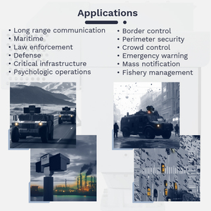 Op Maat Gemaakt Geïntegreerd Alarm Vast Geluidslicht Perimeterbeveiligingssystemen Landelijk Waarschuwingssysteem Voor Akoestisch Apparaat - Product Image 5