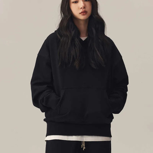 All'ingrosso felpe <span class=keywords><strong>Oversize</strong></span> in cotone pesante Unisex personalizzate <span class=keywords><strong>Beige</strong></span> a tracolla semplici felpe bianche da uomo in pile <span class=keywords><strong>Oversize</strong></span> - Product Image 2