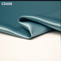 100 soie Satin tissu 30MM lourd doux fournissant Stable bleu marine lumière teinture naturel Vietnam AODAI matériaux pour mariage