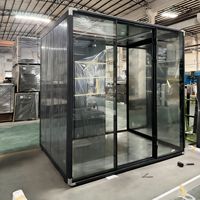 Cabine de réunion modulaire de bureau de luxe XL grande cabine de salle insonorisée boîte de réunion de bureau 6-8 personnes dosettes usine