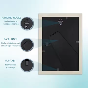 Custom <b>Gold</b> Silver Brown Plastic Photo Picture <b>Frame</b> 4X6 5x7 8x10 8.5x11 Desk Family Photo Wall Decoration - Product Image 3