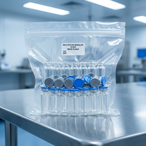 Kit de scellage professionnel tout-en-un pour flacons avec flacons en verre de 2 ml/5 ml/10 ml, bouchons en butyl et capuchons à clapet - Product Image 5