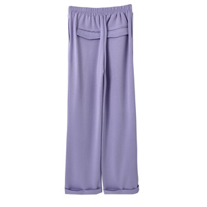 Violet décontracté Vintage coton Sweat sarouel personnalisé Femme pantalon élégant dames habitude Femme pyjamas femmes solide pantalon 2024 - Product Image 2