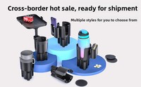 Support de téléphone de voiture universel multifonctionnel 2-en-1, étanche, anticorrosion, flexible, avec porte-gobelet à fixation rapide