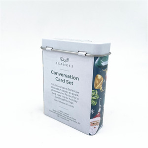 U NO Saboteur Cartes à jouer Conteneur Charnière de boîte en fer blanc Emballage - Product Image 4