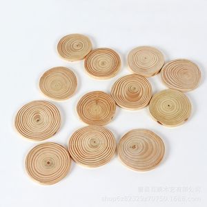 Base redonda de madera de pino para manualidades, accesorios para fotos, suministros para manualidades hechas a mano. - Product Image 3