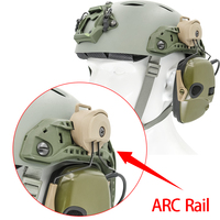 Adaptateur de rail ARC pour accessoire de casque tactique TS TAC-SKY compatible avec la série de cache-oreilles Honeywell Impact Sports