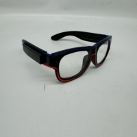 Gafas LED con Luces para Fiestas, Halloween y Pascua, Diseño Novedoso de Plástico, EL de Doble Color, Recargables por USB, Multicolor y Multiestilo