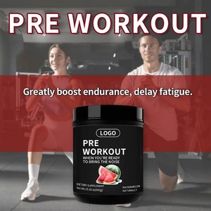 Oem Beta alanine + citrulline malate Pre Workout bột dưa hấu có hương vị cho người lớn nam giới và phụ nữ - Product Image 2