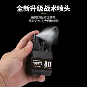 Bouteille de pulvérisation tactique portable Sports Hike Mount 80 ml avec pompe pour le camping, les voyages et les activités de plein air - Product Image 4