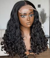 Perruque sans colle en cheveux naturels bouclés des Caraïbes, perruque frontale HD Lace 5x5, perruque HD en cheveux humains, perruque coupe pixie, perruque bouclée naturelle birmane