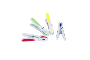 คลิปหนีบผ้ากันลมหลากสี 24 ชิ้น ลายดอกไม้ สำหรับใช้ในบ้าน กระเป๋า ตู้เสื้อผ้า - Product Image 6