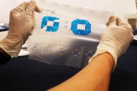 Écran électronique hybride Flexible de qualité médicale, tampon TPU transparent, pâte d'argent, électrode en carbone, impression biologique, électro