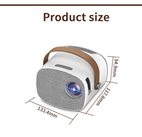 W80 YG230 — Mini projecteur laser mobile DLP, 1000 lumens, 1080P, HD, LED, pour Home cinéma