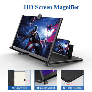 Vente chaude 10 pouces Pliable Hd Mobile Téléphone <span class=keywords><strong>Écran</strong></span> Loupe Antidérapant Silicone Pad Téléphone Titulaire 3d <span class=keywords><strong>Écran</strong></span> Loupe Affichage Ampl - Product Image 2