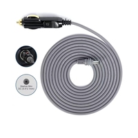 5521 chargeur de caisson de basses tout cuivre 12V équipement de voiture cordon d'alimentation allume-cigare de voiture à DC5.5 * 2.1 3 mètres