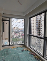 Ventana Corredera Vertical Moderna de 120 mm y Seis Vías, con Rotura de Puente Térmico, de Aluminio, para Exteriores de Viviendas y Cocinas, con Certificación Energy Star, Grande