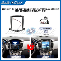 Nouveau cadre d'autoradio pour tableau de bord de voiture Android pour CHEVROLET CRUZE 2009-2011