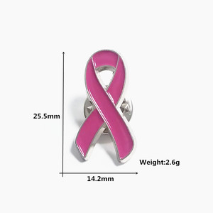 Alle Arten von Metall Brustkrebs Bewusstsein Schmuck Broschen - Product Image 2